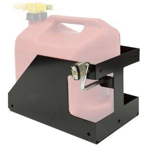 Buyers Products LT32 Locking Rack Gas Container Holder, Oversize, Black- NEW